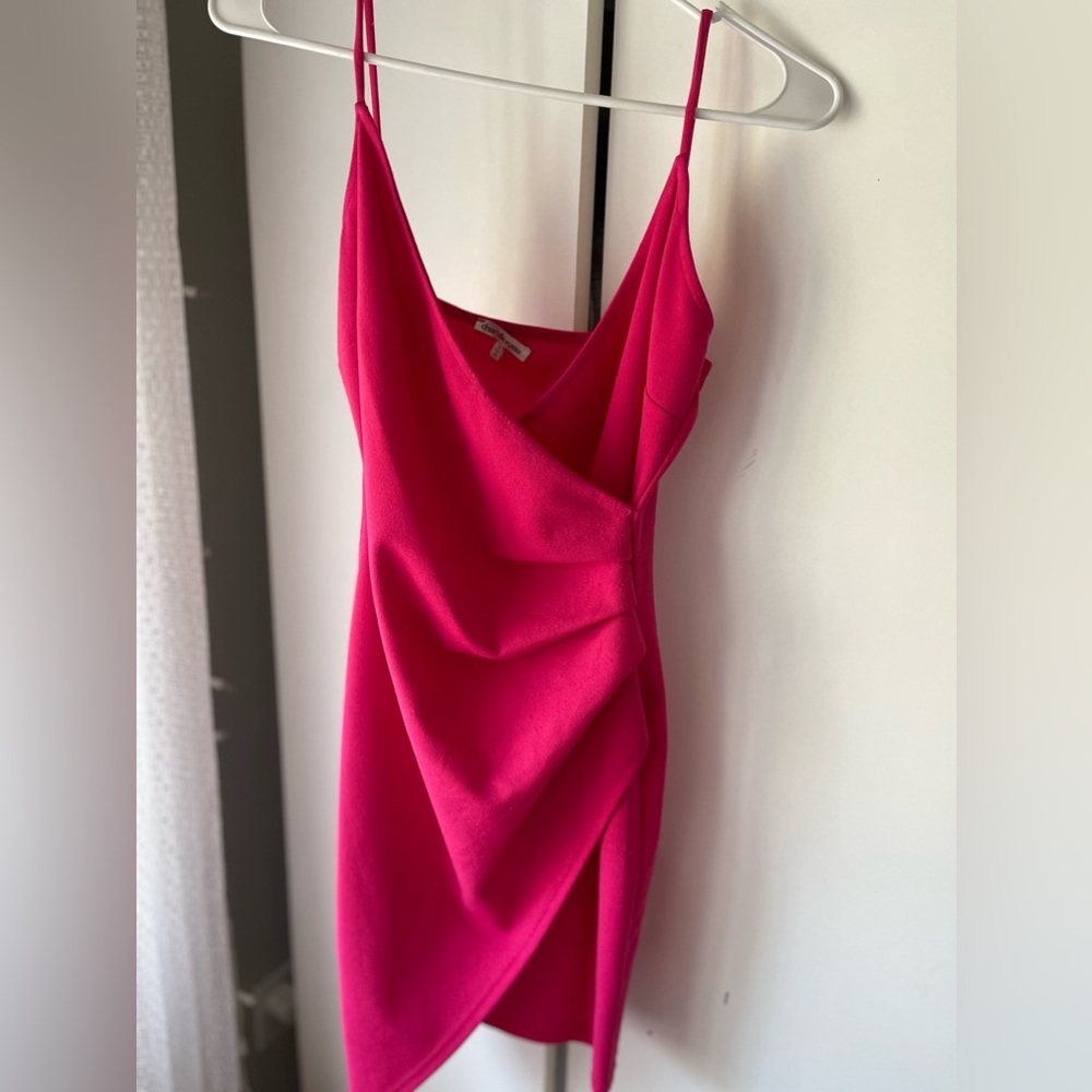 Pink cocktail dress